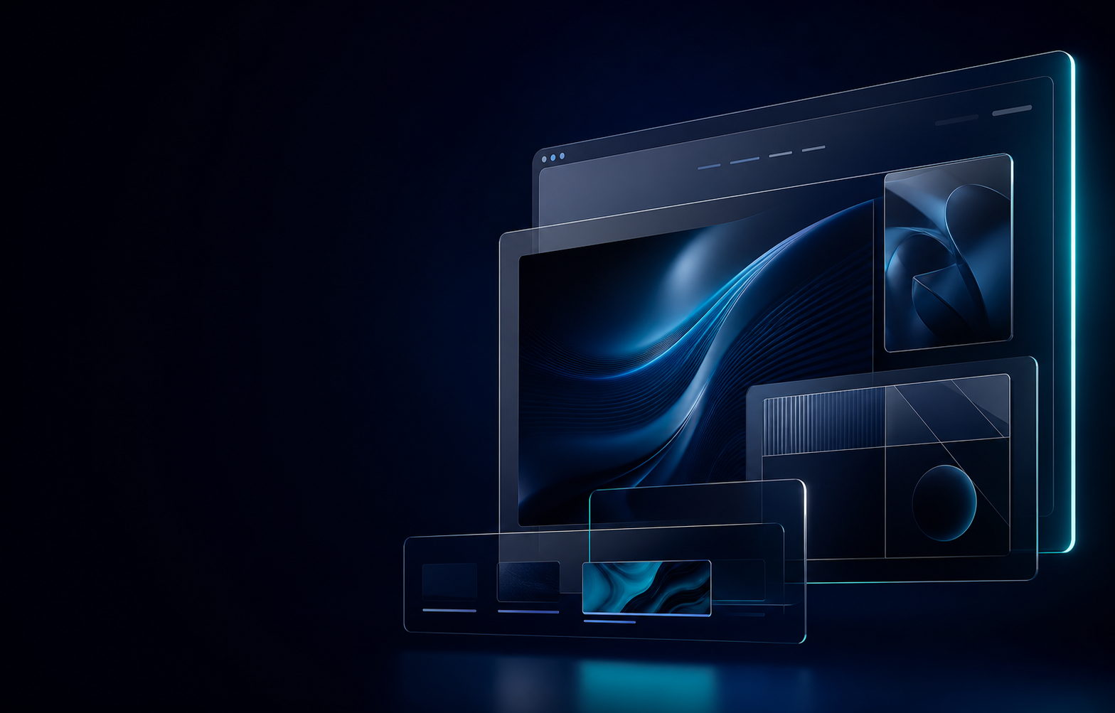 Layered digital interface frames